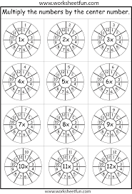 Practice 1 12 Times Table On One Worksheet Times Tables Worksheets Education Math Math Multiplication