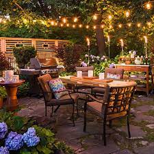Dine With The Stars Outdoor Patio Lights Backyard Backyard Lighting