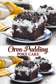 Oreo Pudding Poke Cake Recipe Desserts Oreo Cake Oreo Pudding