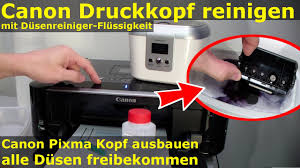 Canon patrone jetzt günstig kaufen bei druckerpatronen.de. Canon Pixma Druckkopf Ausbauen Reinigen Mit Dusenreiniger Nozzle Cleaner Youtube