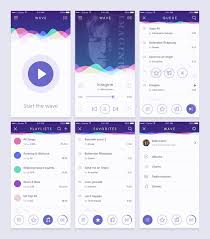 Wave Ios Music App Concept On Behance Music App Design Music App Ios Music App