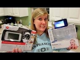 Baby Monitor Review Motorola Mbp854 Vs Samsung Brilliant View Youtube