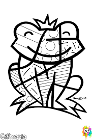 Romero Britto Para Colorear