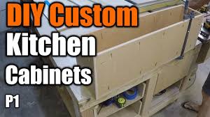 Easy Way To Build Kitchen Cabinets The Handyman Youtube