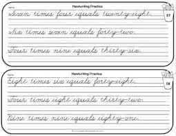 Back of chart features reproducible sheets, activities, and helpful teaching tips. Cursive Handwriting Worksheets Cursive Writing Practice By Peas In A Pod