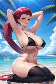 Jessie Hot Hentai - Ai Art Panwho, Outdoors, Armpits, Red Hair, Huge  Breasts, Nintendo, Hips - Valorant Porn Gallery
