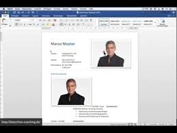 Wie Kriege Ich Mein Foto In Den Lebenslauf Tutorial Youtube