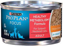Purina Pro Plan Wet Cat Food Focus Healthy Metabolism F Https Www Amazon Com Dp B00hhn01ne Ref Cm Sw R Pi Purina Pro Plan Best Cat Food Dog Food Recipes