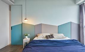 An enjoyable bedroom with a navy and grey part separated with a large weathered wood roof over the bed, grey bedding and creamy furniture. 28 Nifty Purple And Teal Bedroom Ideas The Sleep Judge