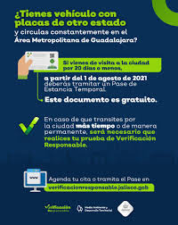 Costo de la verificación vehicular en jalisco. Vresponsablejal On Twitter Conoce En Que Consiste El Pase De Estancia Temporal Y Bajo Que Circunstancias Necesitaras Tramitarlo Recuerda Que Este Pase Forma Parte De Los Tramites Del Programa Verificacionresponsable Que Busca