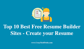 top 10 best free resume builder sites