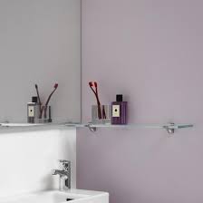 Hotel bathroom wall mounted shaving mirror with magnifying glass. Laufen Frame 25 Glass Shelf Silver Anodised H4475829000001 Reuter