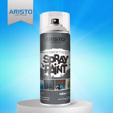 Hammer Finish Acrylic Spray Paint Silver Black Blue Colors Aristo Liquid Coating