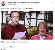 Matt Hancock For Love Island Health Secretary Is Mocked On Social Media News Colony