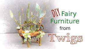 Miniature garden designs in flowerpots and fairy gardens in small containers are new trends in small container gardening that offer a fun way to create tiny realistic landscapes that reflect the atmosphere and charming beauty of real natural settings. How To Make Fairy Furniture From Twigs Youtube