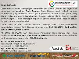 Pin Di 0812 3377 4583 Bank Garansi Bank Jatim