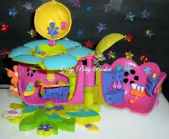 2001 Polly Pocket Petal Playhouse Flower Fairies