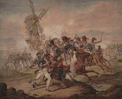 The 7th Queen S Own Hussars Under Sir Edward Kerrison Charging The French At Quatre Bras 16th June 1815 Dighton Kriegerin Historisch Napoleonische Kriege