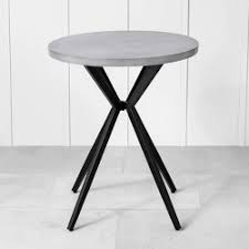 Marina Acacia Wood Patio Side Table Light Gray Christopher Knight Home In 2020 Bistro Table Bistro Table Outdoor Patio Side Table