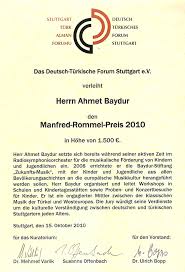 List of deutsche bank offices and atms locations in stuttgart, germany with addresses, contact note: Manfred Rommel Preis Des Dtf Baydur Stiftung