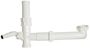 Outlet size with 1/2 npsm compatible with all wall mounted commercial faucets & stainless steel kitchen sinks.(tips: Floplast Kitchen Sink Waste Kit Dia 40mm Diy At B Q