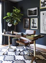 Navy Blue And Gold Is Pinterest S New Favorite Neutral Color Scheme Masculine Home Offices Home Office Decor Home Office Space