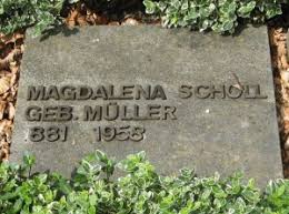 As a young college student. Scholl Hans Fritz And Sophie Magdalena Ww2 Gravestone