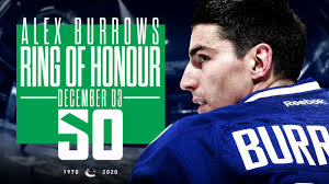 Alex Burrows Ring of Honour Ceremony Confirmed for Dec. 03