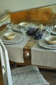 I Like This Idea Instead Of A Single Table Runner Have However Many You Want Turned Sideways On The Table French Table Setting French Table Table Settings