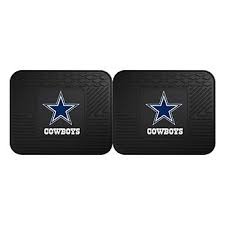 Dallas Cowboys Heavy Duty Vinyl Rear Car Mats Set Of 2 Dallas Cowboys Pro Shop Dallas Cowboys Pro Shop Dallas Cowboys Cowboys