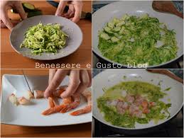 Pasta zucchine e gamberetti cremosa. Pasta Zucchine E Gamberetti Cremosa Senza Panna