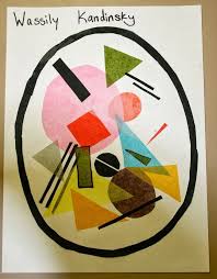 Wassily Kandinsky Inspirierte Ein Kunstprojekt Mit Tissuepapier Kunstprojekte Kunst Kunst Grundschule