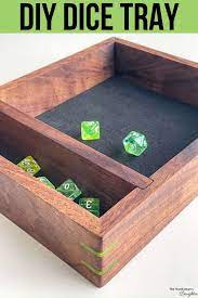 Make dice rolling fun easy and helpful dice tray dice so nice lmrtfy and beyond20. Diy Dice Tray For Tabletop Games The Handyman S Daughter
