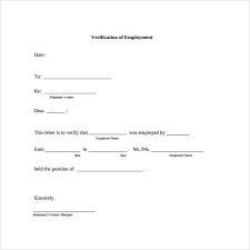 Be specialist, with proper spelling and also grammar, and also crucial do utilize them. Free 17 Employment Verification Letter Templates In Pdf Ms Word