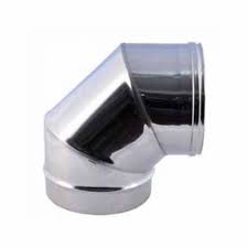 La canna fumaria, anche detta camino, è quell'elemento costruttivo che serve al convogliamento dei fumi derivanti da una combustione dall'interno di un locale o camera di combustione verso l'esterno. Curva A 90 Per Canna Fumaria Acciaio Inox Aisi 304 0 5 Mm Diametro 200