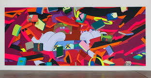 Kaws Silent City Kaws Painting Museum Of Modern Art Art