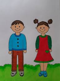 Kids Easy Girl Boy Drawing Kids Drawdraw Girl Boy For Kids Easy Drawing For Kids Easy Drawings For Kids Easy Drawings Boy And Girl Drawing Kids naturally have the urge to draw. kids easy girl boy drawing kids