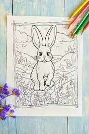 Free Easter Bunny Coloring Pages (5 Styles)