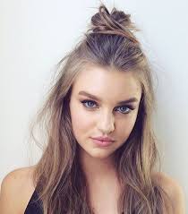 10 Hairstyles To Ensure You Never Have A Bad Hair Day Again Medium Hair Styles Half Bun Hairstyles Easy Hairstyles