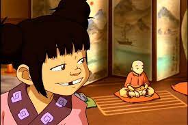 Aang quickly unwraps the mysterious parcel, which turns out to be a red umbrella. Brown S Review Avatar The Last Airbender The Fortuneteller