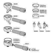 Universal coffee machine and grinder parts. Parts Coffee Machine Parts By Brand Online Only Vibiemme Vbm Commercial Vibiemme Vbm Portafilters And Filter Baskets Espresso Machine Company