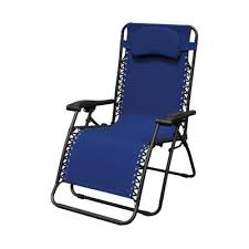 Infinity Blue Oversize Zero Gravity Patio Chair 80009000021 The Home Depot Outdoor Chairs Outdoor Lounge Chair Cushions Patio Chairs