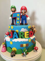 We were getting a little bored with the exploding mario cake we've made about a gazillion times. Chloefaithcakes Super Mario Cake It Was So Much Fun To Create This Cake Mario Bros Cake Super Mario Birthday Party Super Mario Cake
