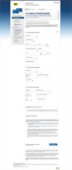 If you apply and are approved for a new my best buy® credit card, your first day of purchases on the credit card using standard credit within the first 14 days of account opening will get an additional 2.5 bonus points (an additional 5% back in rewards, for a total of 10%). Best Buy Credit Card Application Cynthia Sargent