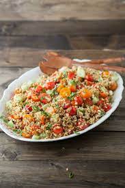 Summer Farro Salad With Tomatoes And Basil Recipe Farro Recipes Farro Salad Healthy