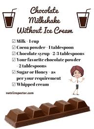 How To Make A Milkshake Without Ice Cream 6 Homemade Recipes Nutri Inspector Proteinic In 2020 Starbucks Drinks Recipes Chocolate Shake Recipe Chocolate Milkshake