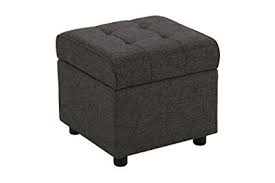 Check spelling or type a new query. Square Grey Linen Dhp Emily Square Storage Ottoman Grey Linen Amazon In Furniture