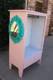 Need Something For All The Dress Up Clothes And Dont Want To Spend The 100s Ive Seen These Listed For Dress Up Stations Dress Up Storage Diy Dress Up Station