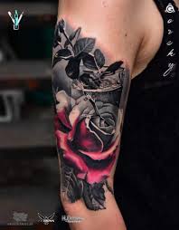 Pin By Ali Kemal Kurt On My Posh Closet Large Tattoos Tattoos Rose Tattoos