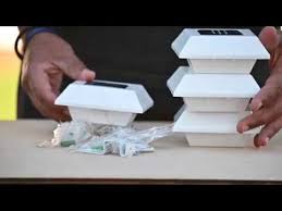 How To Install Hampton Bay Solar Powered Led Gutter Lights 4 Pack Youtube